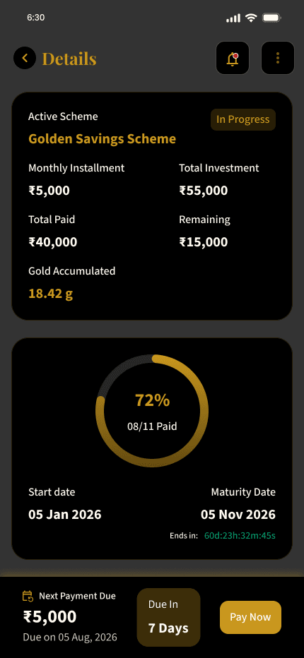 MRQ Jewellery App Schemes